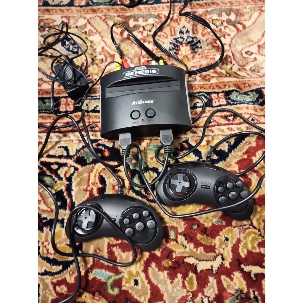 AtGames Sega Genesis Classic Mini Game Console w/ 80 Built-In Games - 2016 Model